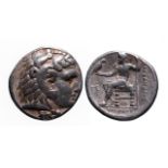 Ancient Greek AR tetradrachm Alexander III the Great