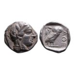 Ancient Greek AR tetradrachm Athens