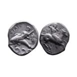 Ancient Greek AR didrachm Tarent