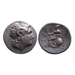 Ancient Greek AR tetradrachm Lysimachos of Thrace