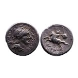 Ancient Roman Republican AR denarius