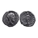 Ancient Roman Imperial AR denarius Pertinax