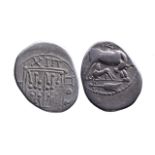 Ancient Greek AR drachm Dyrrachion