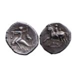 Ancient Greek AR didrachm Tarent