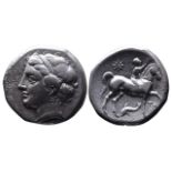 Ancient Greek AR didrachm Tarent