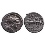 Ancient Roman Republican AR denarius