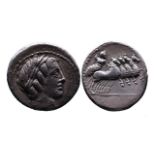 Ancient Roman Republican AR denarius