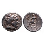 Ancient Greek AR tetradrachm Alexander III the Great