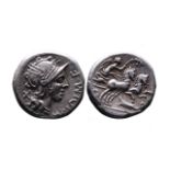 Ancient Roman Republican AR denarius