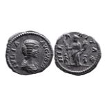 Ancient Roman Imperial AR denarius Julia Domna