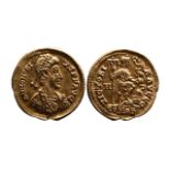 Ancient Roman Imperial AV solidus Honorius