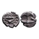 Ancient Greek AR drachm Apollonia