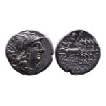 Ancient Roman Republican AR denarius