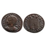 Ancient Roman Imperial AE follis Constantius II