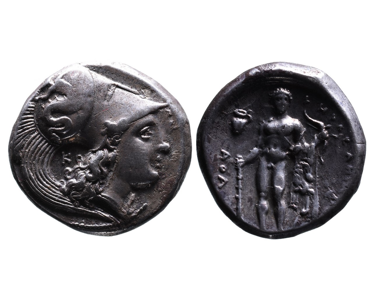 Ancient Greek AR didrachm Herakleia