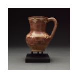 BEAUTIFUL MEDIEVAL PERSIAN GLAZED TERRACOTTA VESSEL