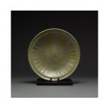 CHINESE SONG DYNASTY CELADON PLATE