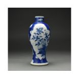 A BLUE AND WHITE VASE, CHINA