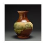 CHINESE HAN DYNASTY GLAZED TERRACOTTA VESSEL