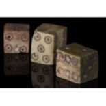 COLLECTION OF ROMAN LEGIONARY BONE DICE