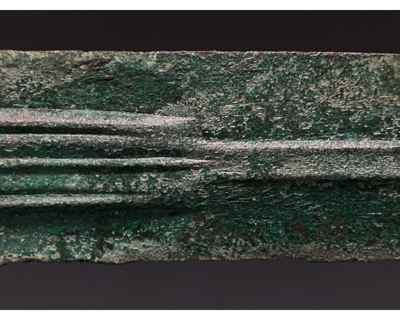 ANCIENT BRONZE SWORD ON STAND - SUPERB PATINA - Image 6 of 7