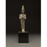 LARGE EGYPTIAN BRONZE OSIRIS FIGURE