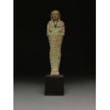 EGYPTIAN FAIENCE USHABTI