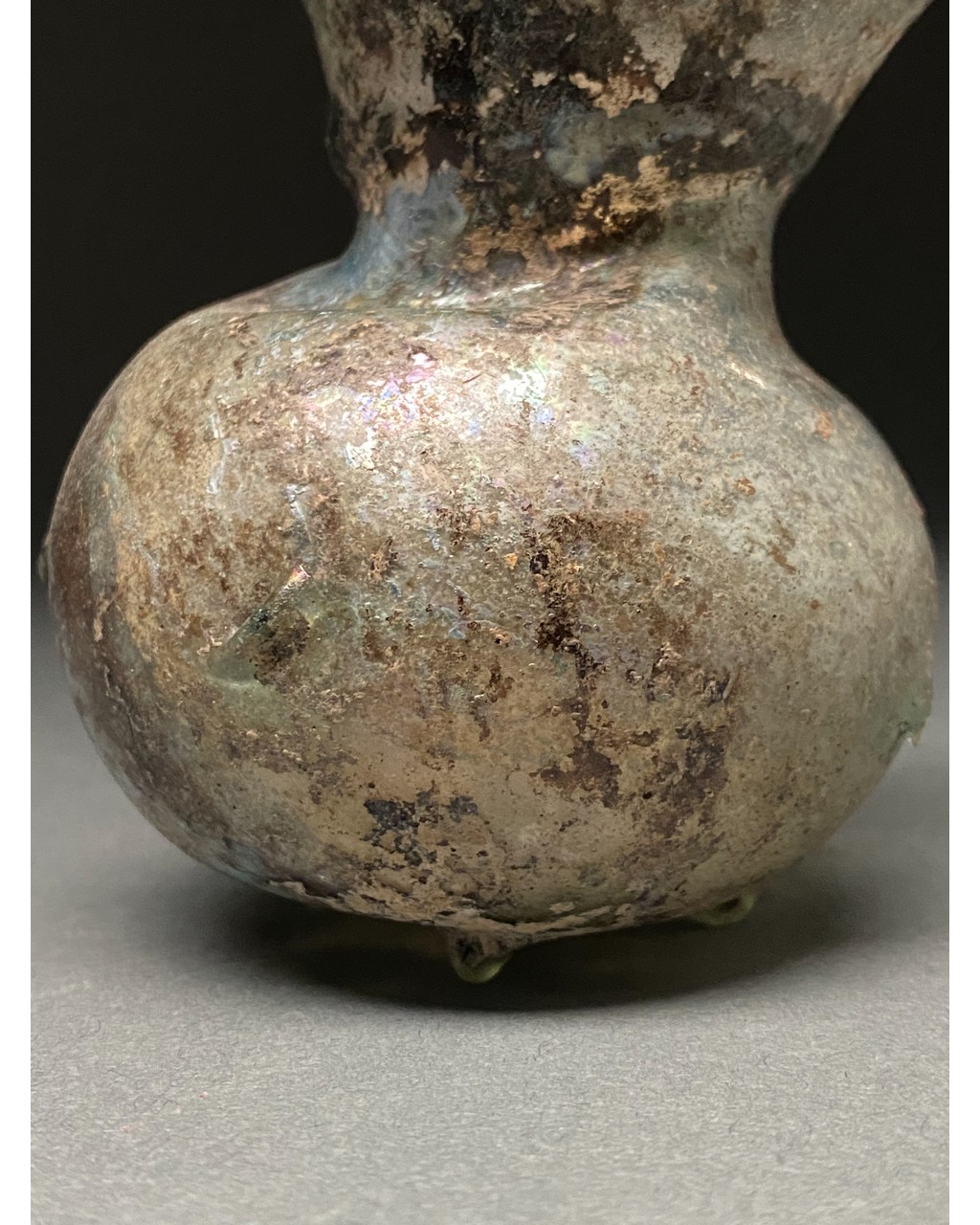 ROMAN GLASS GLOBULAR JAR - Image 6 of 6