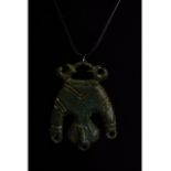 ROMAN BRONZE PHALLUS AMULET