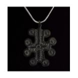 CRUSADERS ERA BRONZE CROSS PENDANT