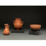 LOT OF ROMAN TERRA SIGILLATA VESSELS