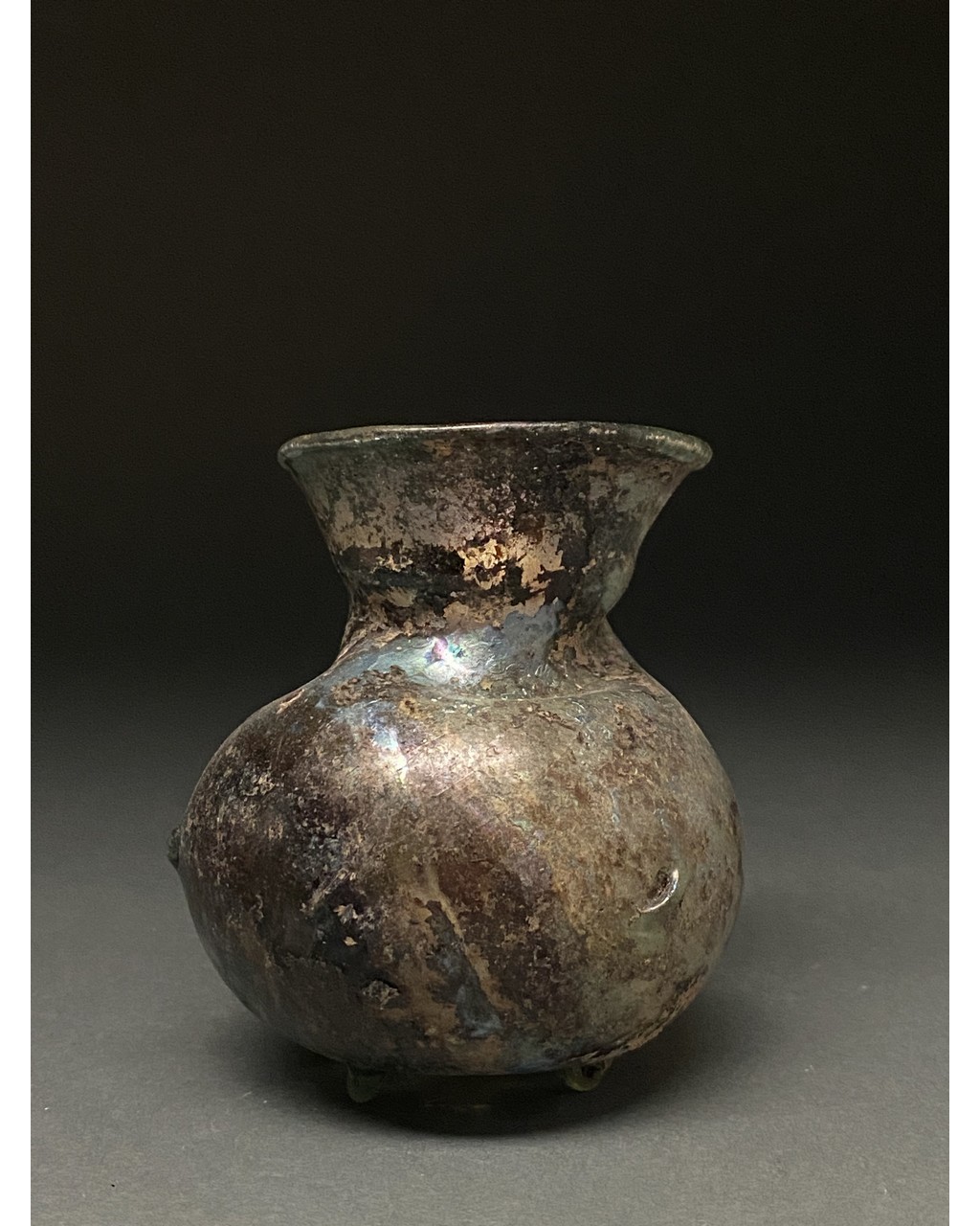 ROMAN GLASS GLOBULAR JAR