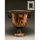 GREEK BLACK FIGURE WARE APPULIAN KRATER- TL TESTED