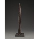 VIKING IRON SOCKETED SPEAR ON STAND