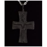 CRUSADERS ERA BRONZE CROSS WITH JESUS CHRIST