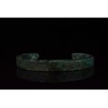 DECORATED BRONZE VIKING AGE BRACELET