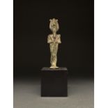 LARGE EGYPTIAN BRONZE OSIRIS FIGURE