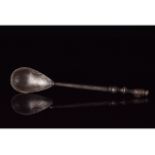 MAGNIFICENT ROMAN SILVER DECORATED SPOON