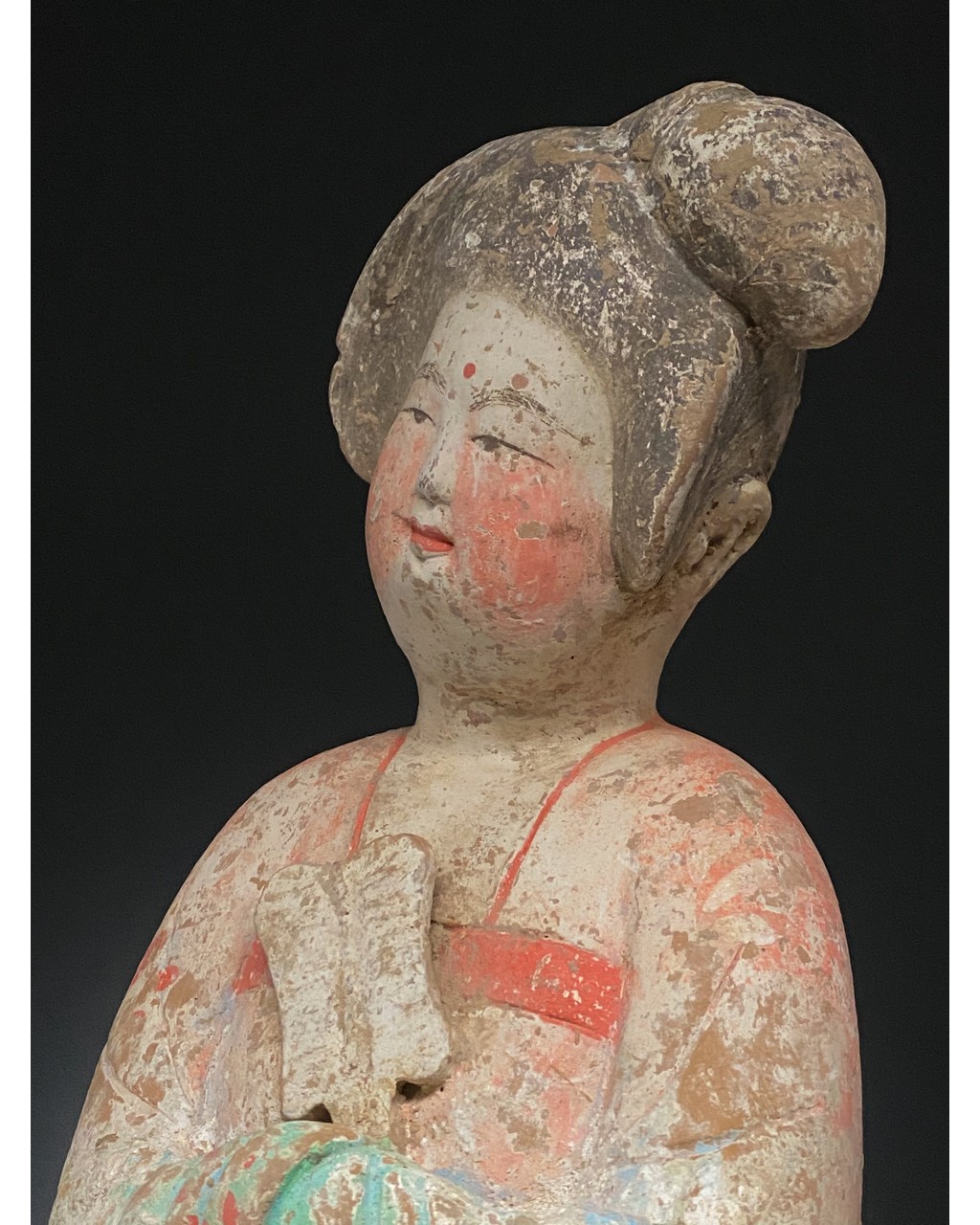 CHINA, TANG DYNANSTY POTTERY COURT LADY - TL TESTED - Image 7 of 10