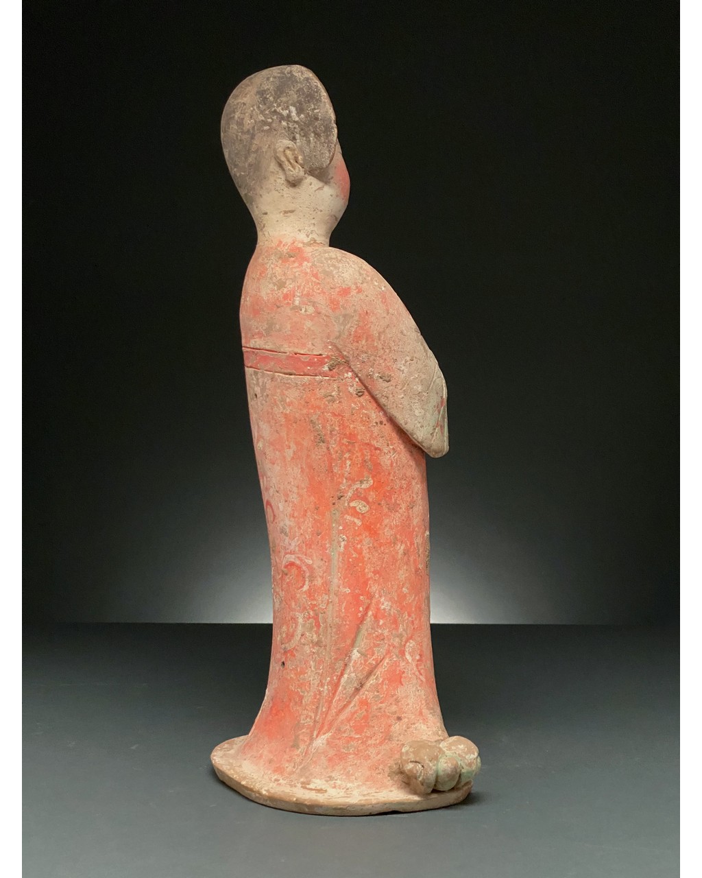 CHINA, TANG DYNANSTY POTTERY COURT LADY - TL TESTED - Image 6 of 10