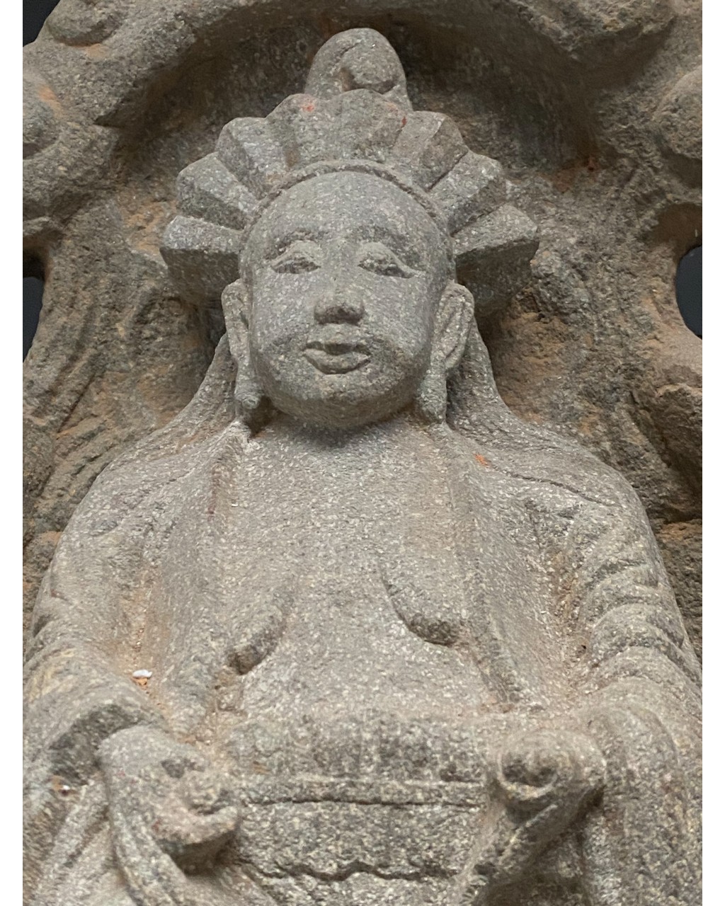 CHINA, MING DYANSTY STONE BUDDHA ON PEDESTAL - Image 7 of 8