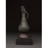 WESTERN ASIA, AMLASH SPOUTED BRONZE RHYTON VESSEL