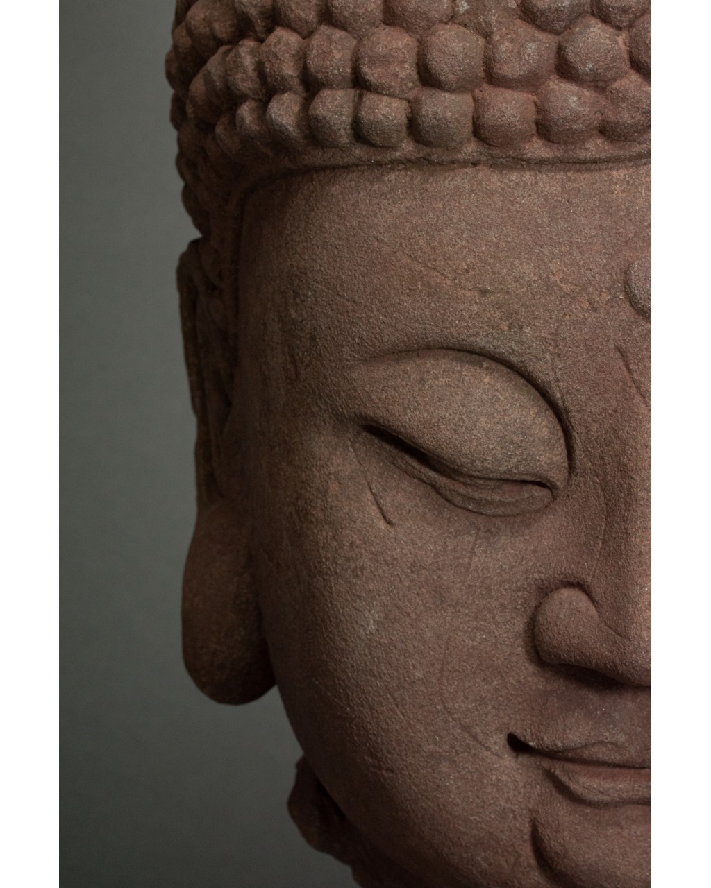 CHINA, MING DYANSTY STONE HEAD OF GUANYIN - Image 13 of 14