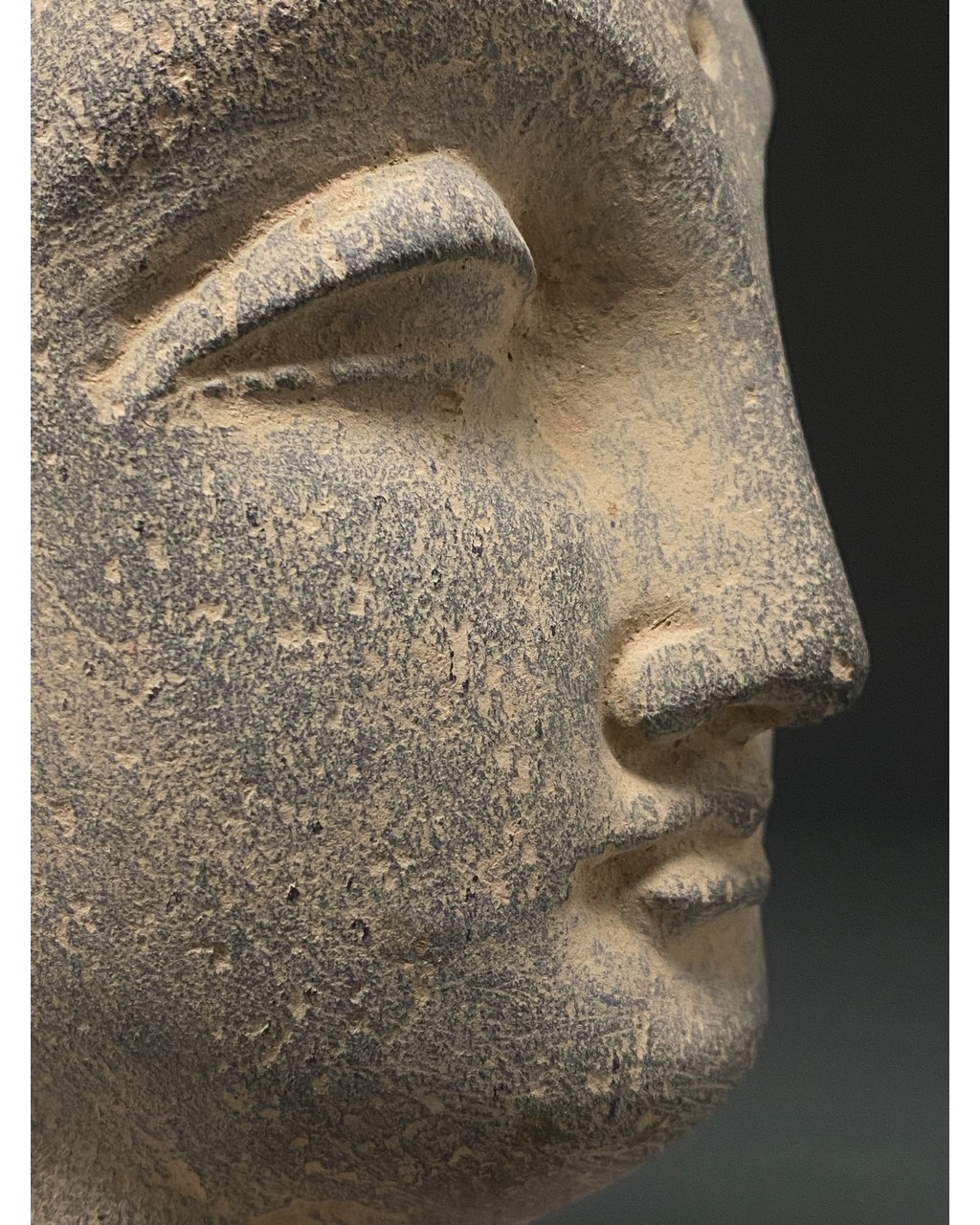 GANDHARA, SCHIST STONE HEAD OF BUDDHA - Image 12 of 12