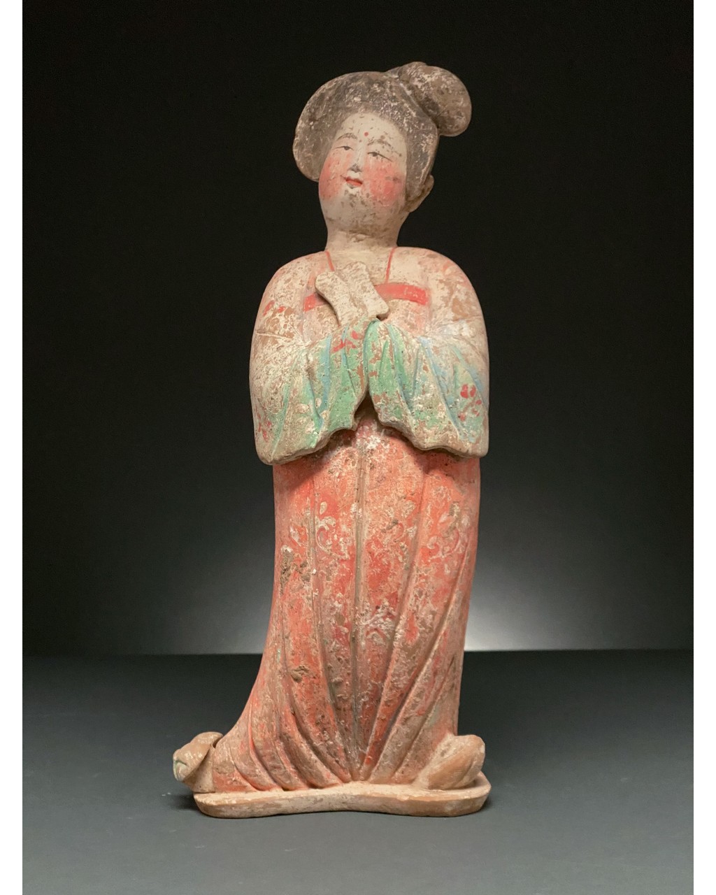 CHINA, TANG DYNANSTY POTTERY COURT LADY - TL TESTED