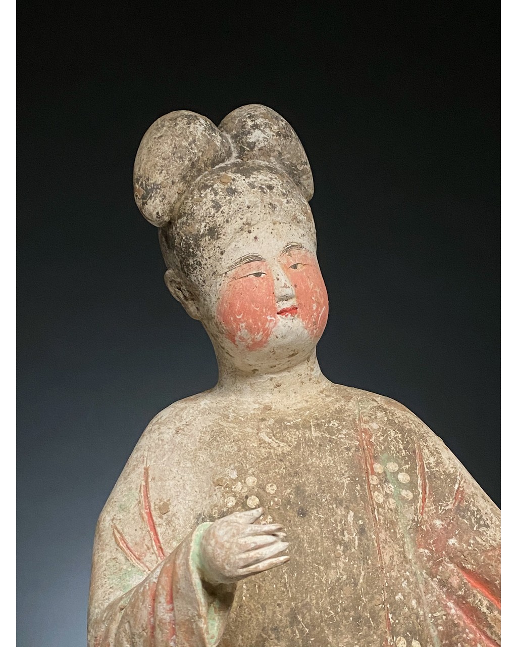 CHINA, TANG DYNASTY POTTERY COURT LADY - TL TESTED - Image 5 of 8