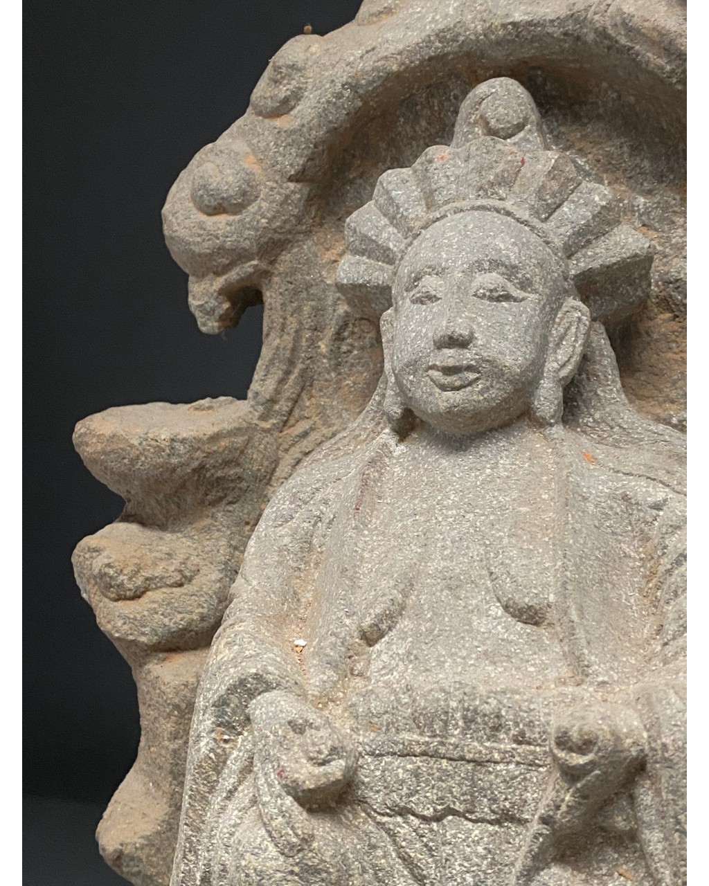 CHINA, MING DYANSTY STONE BUDDHA ON PEDESTAL - Image 8 of 8