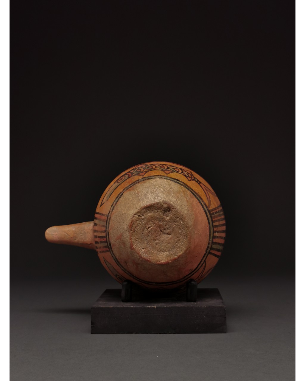 INDUS VALLEY, PAINTED POTTERY VESSEL WITH ANIMALS - Image 4 of 6