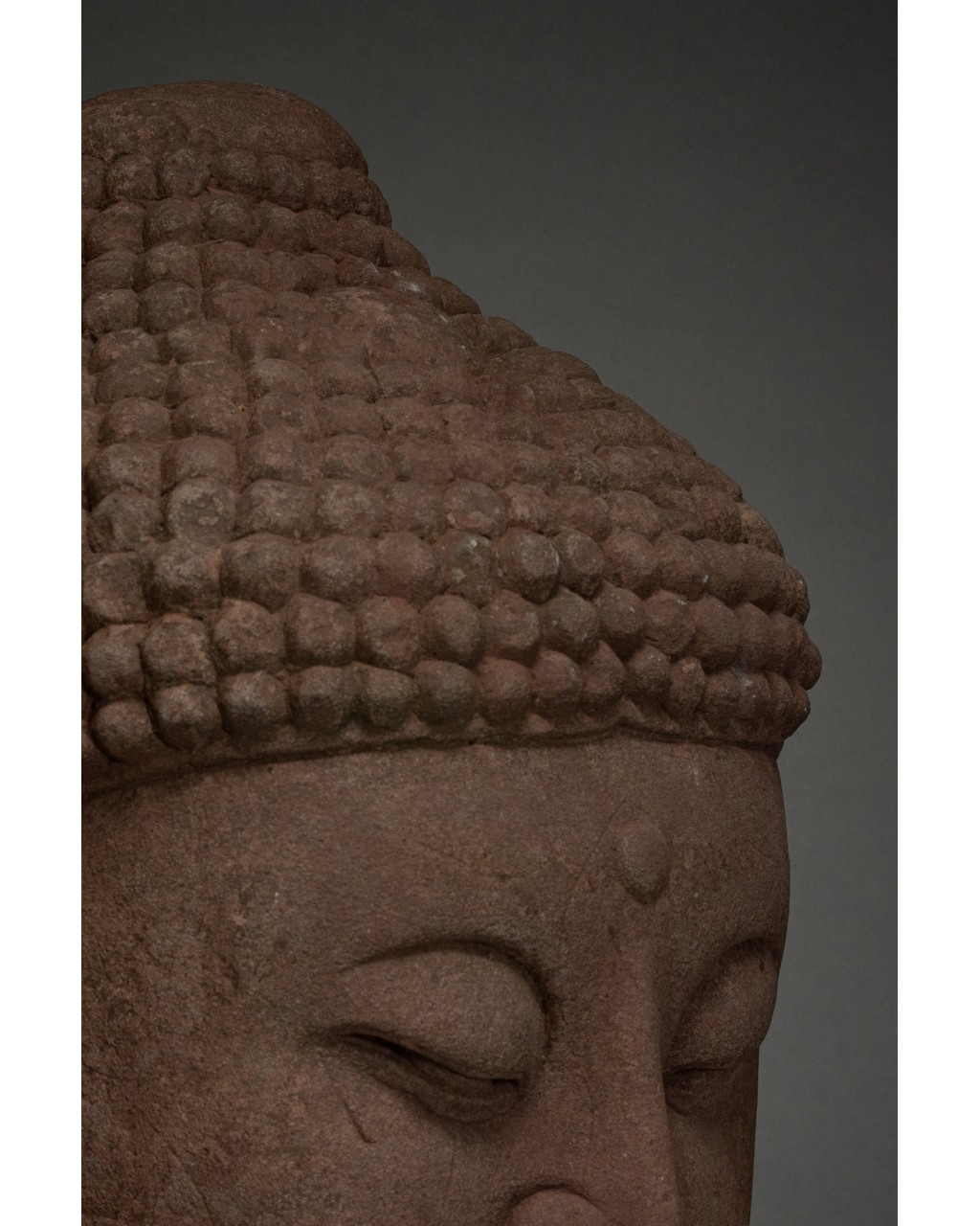 CHINA, MING DYANSTY STONE HEAD OF GUANYIN - Image 9 of 14