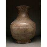 CHINA, HAN DYNASTY LARGE POTTERY VESSEL WITH TAOTIE MASKS - TL TESTED